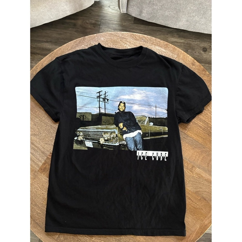 Ice Cube‎ Black Short Sleeve Cotton T-Shirt Men's Small
